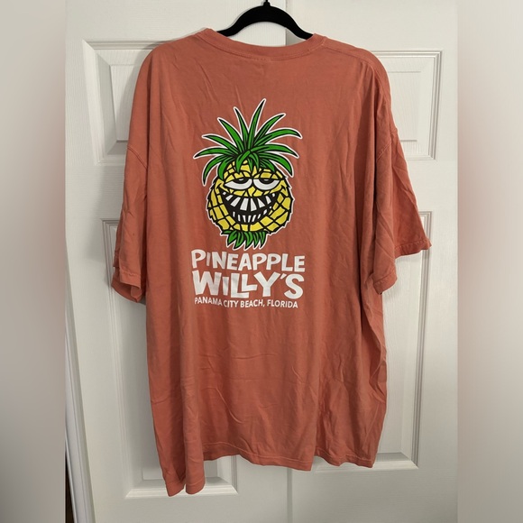 Comfort Colors “Pineapple Willys” PEACH Size 2X Women’s T-Shirt - Picture 2 of 2